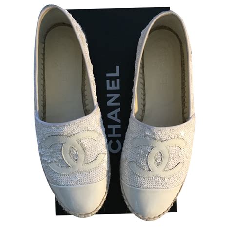 espadrillas chanel bianche|Chanel espadrilles sneakers.